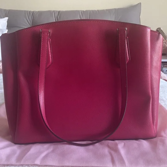 Booked Large Work Tote in Geranium - Picture 7 of 10